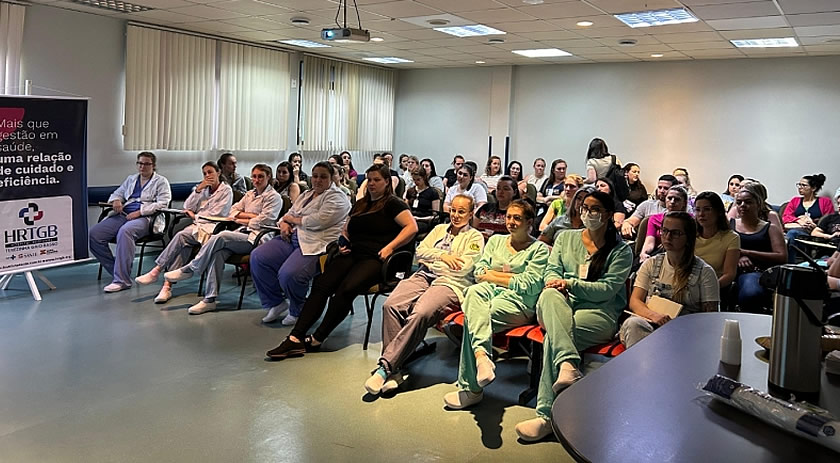 Treinamentos reforçam compromisso do HRTGB-Santé com qualidade e segurança no atendimento