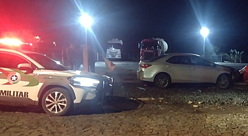 PM recupera veículo furtado em São Miguel do Oeste