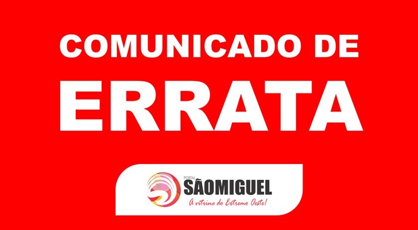 Nota de esclarecimento!