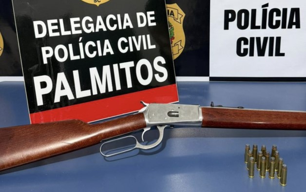 Polícia Civil apreende arma durante investigação de violência doméstica