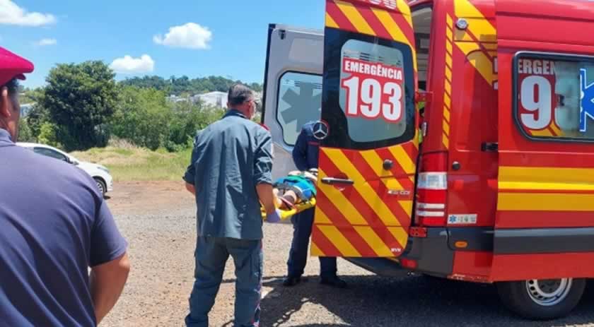 Criança fica ferida após acidente com bicicleta desgovernada no centro