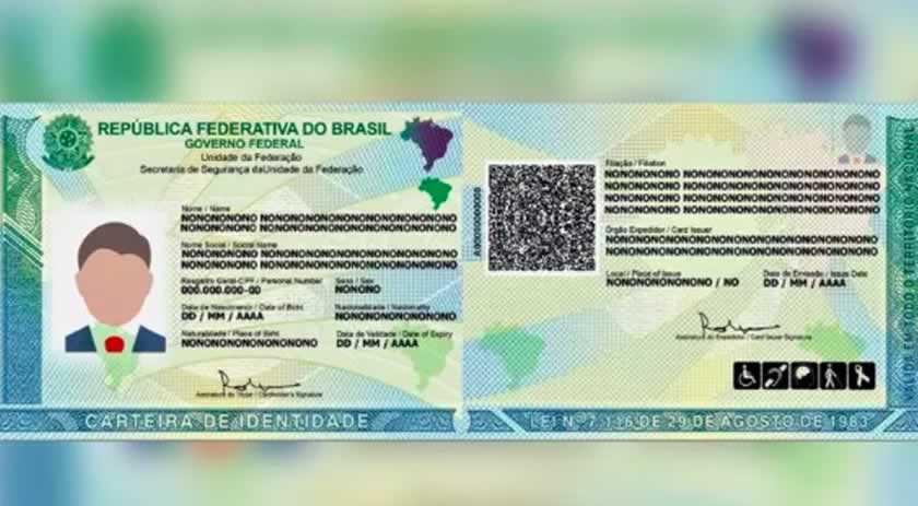 SC vai iniciar emissão da nova carteira de identidade nacional em março