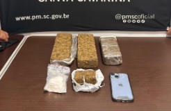 Jovem é autuado por posse de drogas em Modelo