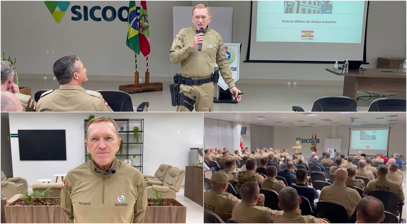 Comandante-geral da PMSC apresenta Projeto de Ordem Pública e Plano de Comando 360