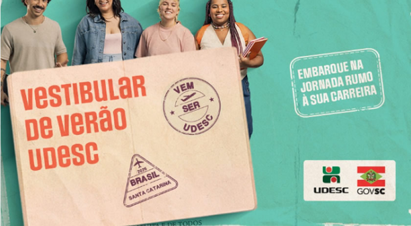 Udesc realiza prova do Vestibular de Verão neste domingo em 14 cidades de SC