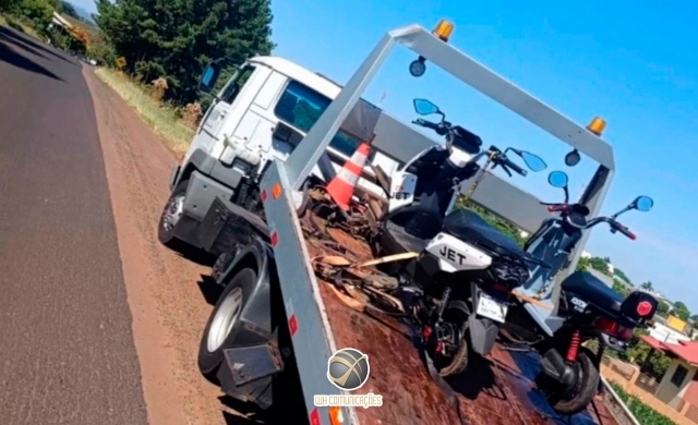 PMRv flagra dois autopropelidos na SC-163 e reforça proibição em rodovias