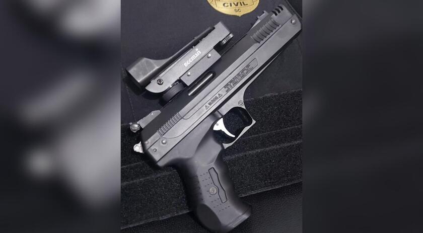 DPCAMI apreende pistola de pressão utilizada para ameaças no âmbito doméstico