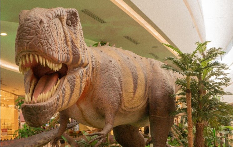 Shopping de Chapecó recebe exposição gratuita com dinossauros de até 15 metros de altura