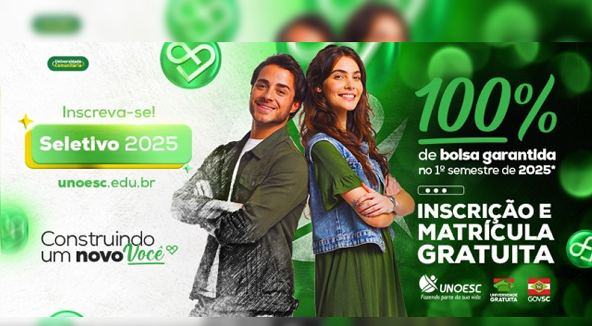 Unoesc oferece novos cursos e amplia opções de turnos para 2025