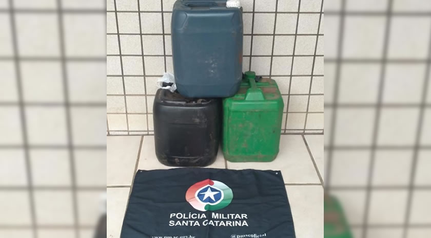 PM flagra caminhão transportando gasolina da Argentina