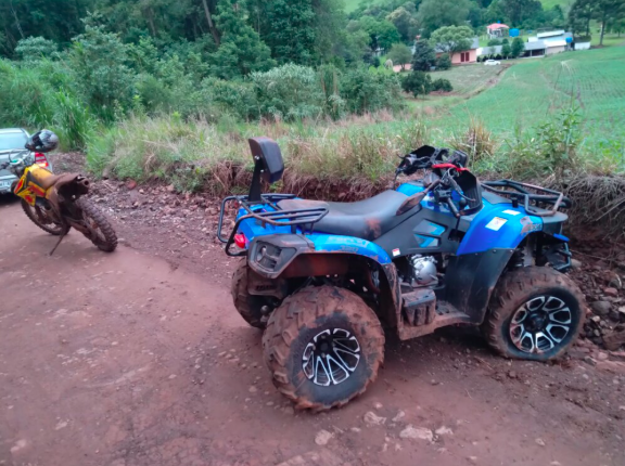 Homem morre em capotamento de quadriciclo no Oeste de SC