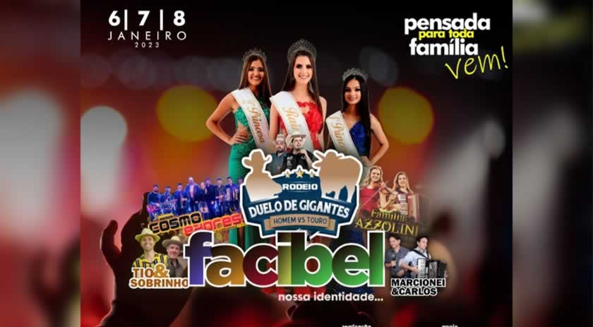 Lançada programação da Facibel 2023
