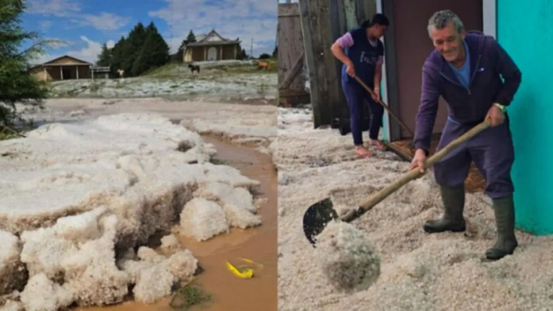 São Joaquim decreta emergência após tempestade com granizo causar estragos