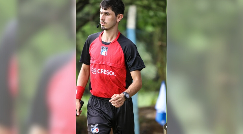 Árbitro da Liga Cedro é convocado para curso Jovens Talentos 2025 da FCF