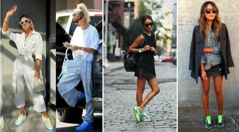 Looks estilosos com tênis