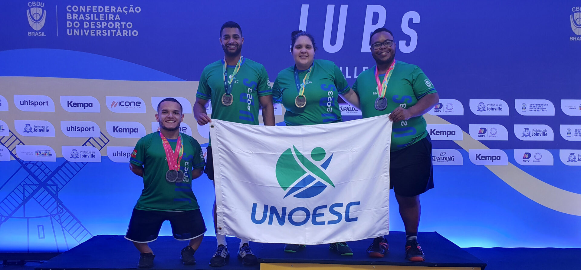 Unoesc conquista medalhas de ouro e prata nos Jogos Universitários Brasileiros