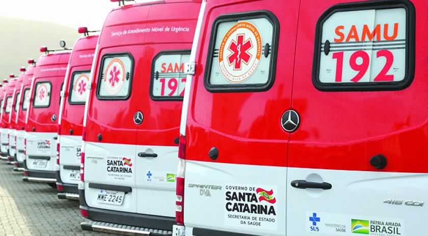 Servidores do Samu podem ficar sem 13º caso governo de SC não renove contrato, diz OZZ