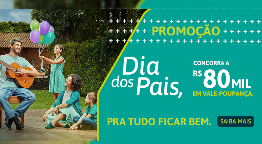 Ação do Dia dos Pais do Sicoob sorteia R$ 80 mil para quem contratar Seguro de Vida