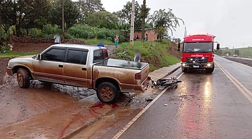 Jovem morre após se envolver em acidente na via periférica da BR-163