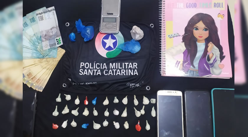 PM flagra tráfico de drogas em boate às margens da SC 283