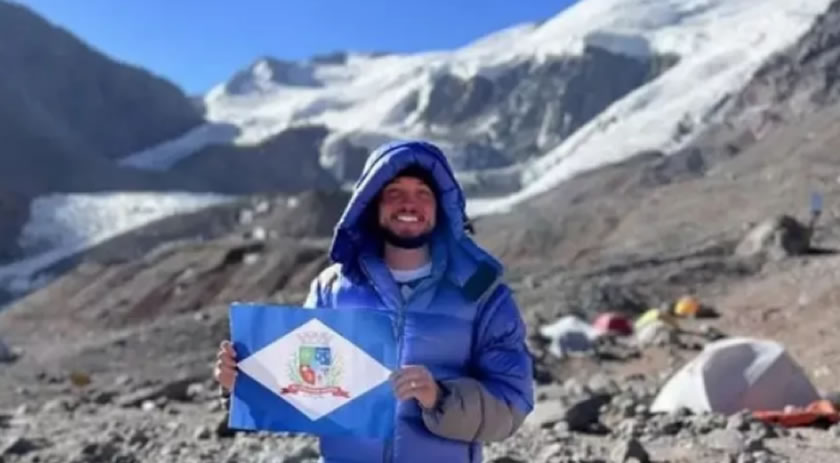 Catarinense quer escalar as 7 maiores montanhas do mundo: 'Não pode errar, custa a vida'