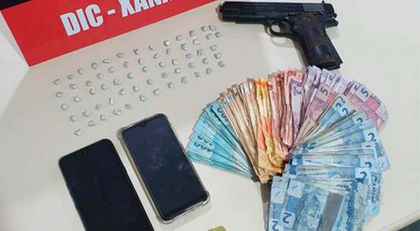 Casal é preso por tráfico de drogas no Oeste de SC