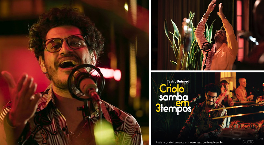 Iniciativa da Unimed leva filme-concerto de Criolo a ser visto em 50 países