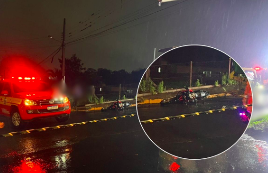 Jovem motociclista morre após parar embaixo de caminhão