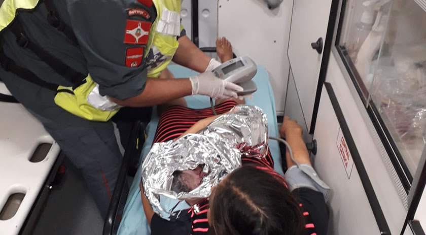 Bombeiros auxiliam gestante que teve parto prematuro em casa no interior no município