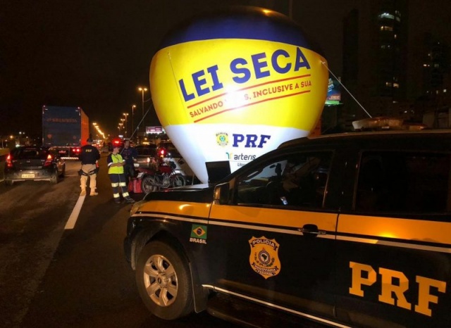 PRF flagra 959 motoristas sob efeito de álcool no último final de semana em SC