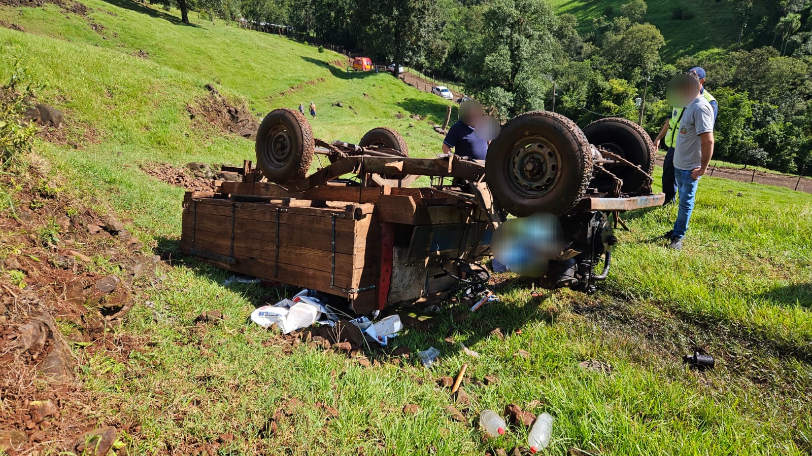 Mulher morre em acidente com carreta agrícola entre Chapecó e Nova Itaberaba