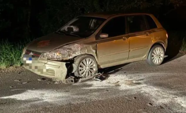 Acidente entre dois carros deixa criança ferida na SC-390