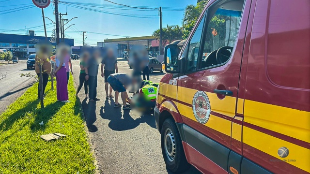 Homem é atropelado por caminhonete em faixa de pedestres