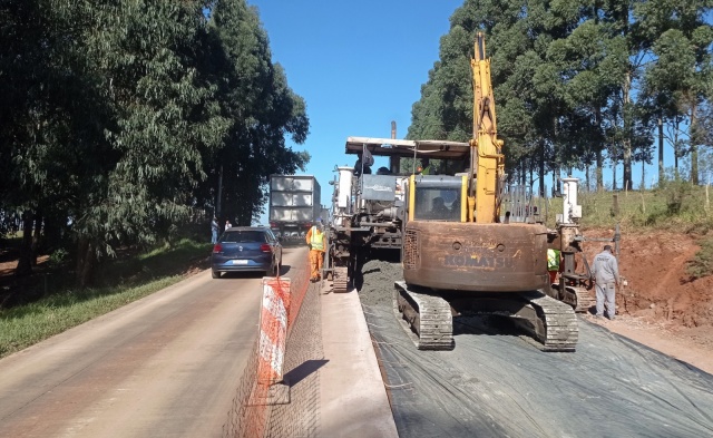BR-163 está com três trechos em sistema de ‘pare e siga’; confira os locais