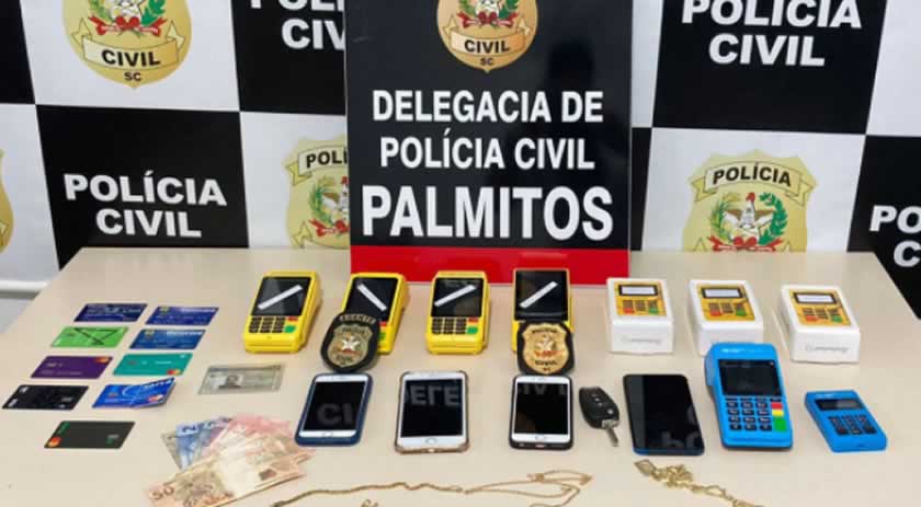Suspeitos de estelionatos em cidades do Oeste são presos em flagrante