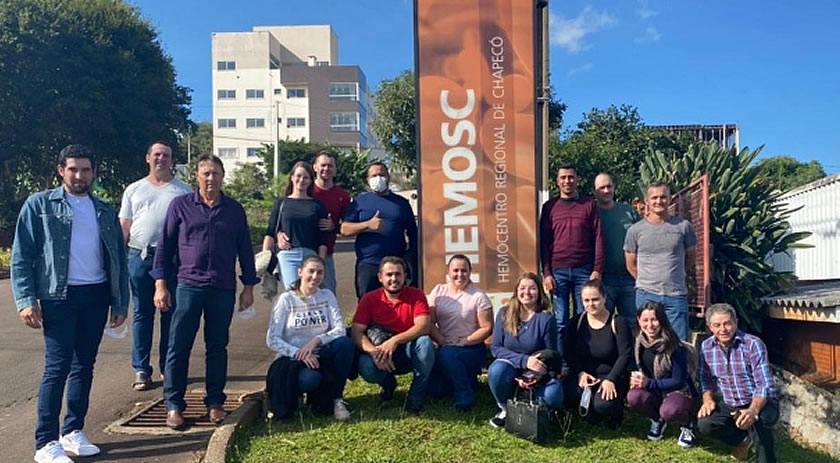 Grupo de doadores de sangue de Guaraciaba faz ação
