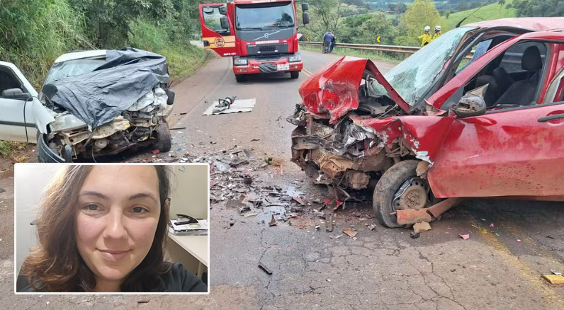 Policial penal fardada morre após motorista bêbado invadir pista na SC-160