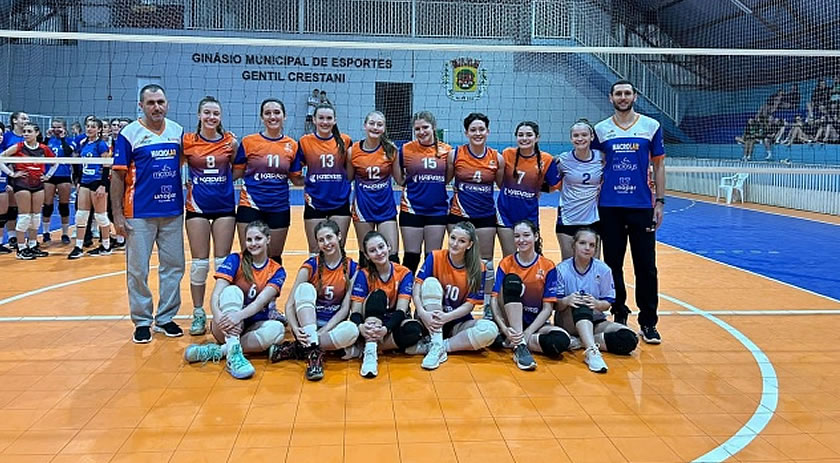 Equipe de voleibol maravilhense é vice campeão da etapa Regional da Olesc