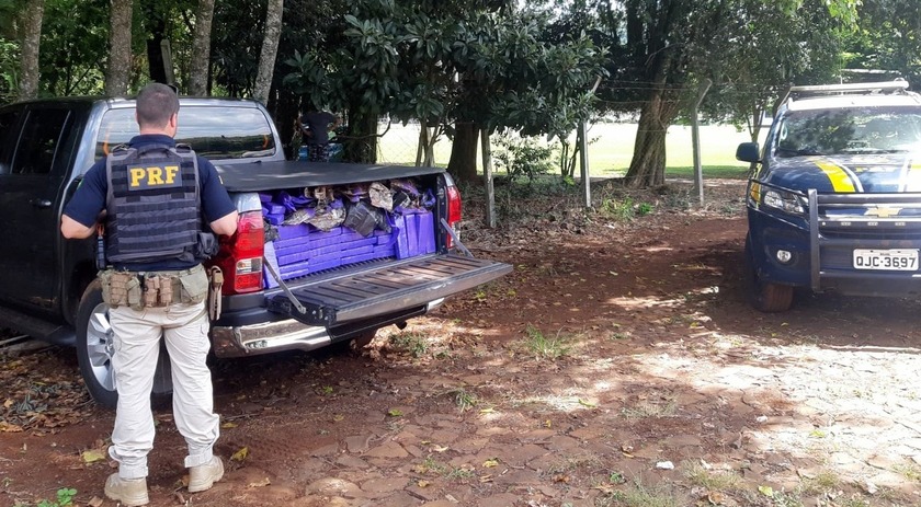 PRF faz a maior apreensão de maconha do ano até agora em SC: 734 kg no Oeste