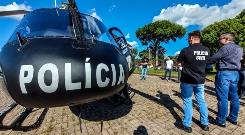 Policiais Civis participam de voos de monitoramento e instrução