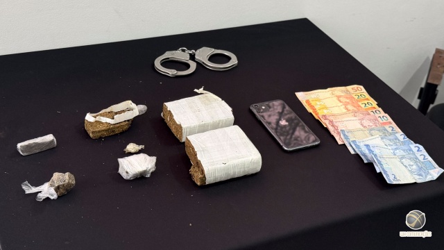 Homem é preso com 570 gramas de maconha durante abordagem