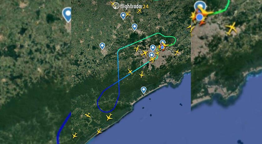 Após 'forte estrondo', avião que pousaria em Chapecó retorna para aeroporto em Guarulhos