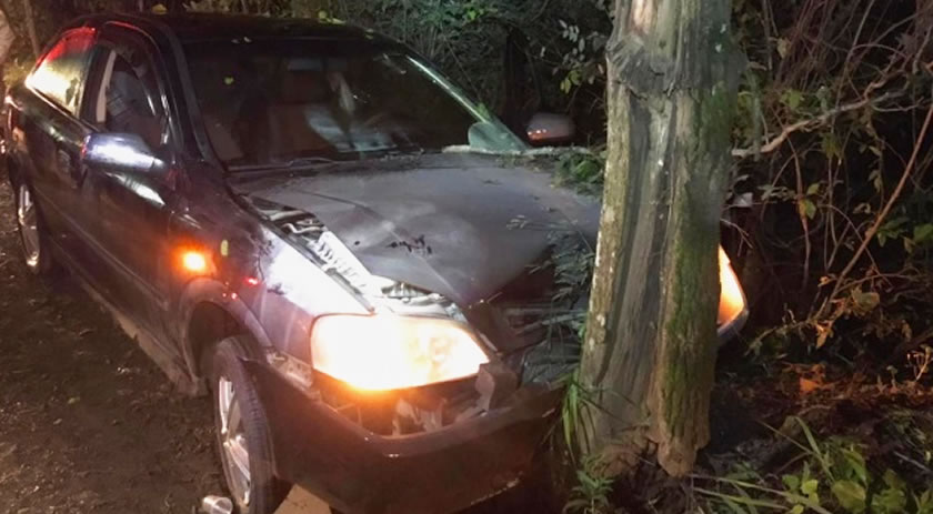 Motorista vai preso por embriaguez ao volante após acidente de trânsito