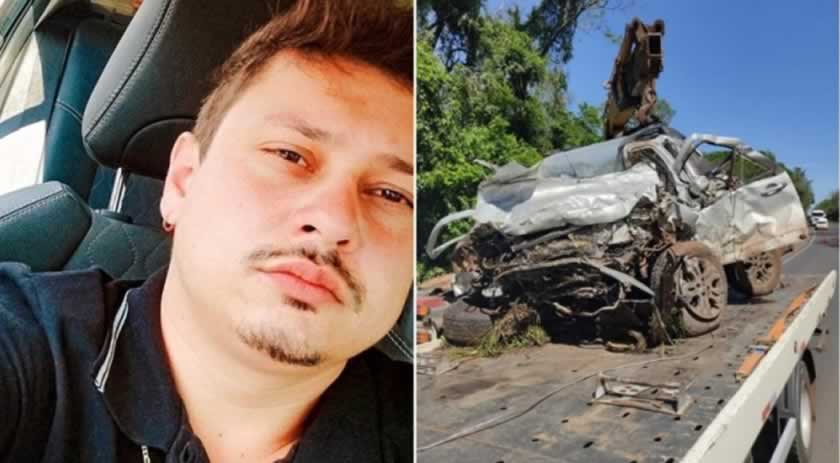 Quem era o jovem morto em acidente entre ônibus e caminhonete na BR-282