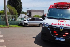Homem fica ferido em acidente de trânsito no bairro Madalozzo