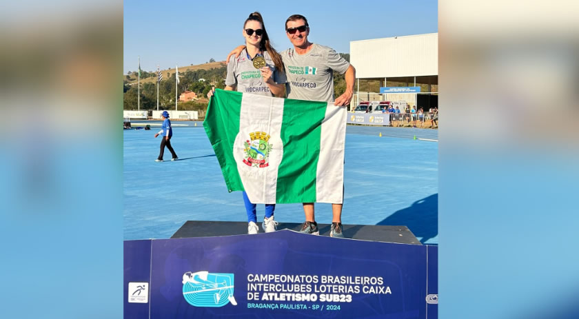Atleta de Chapecó conquista ouro no Campeonato Brasileiro de Atletismo em SP