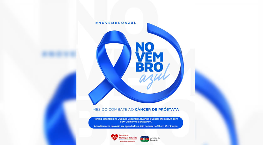 Saúde lança campanha do Novembro Azul