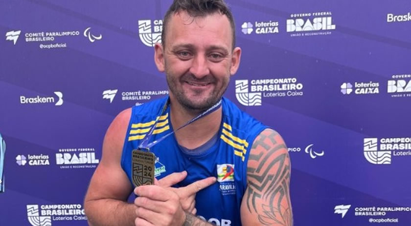 Atleta maravilhense bate o recorde das Américas no atletismo paralímpico