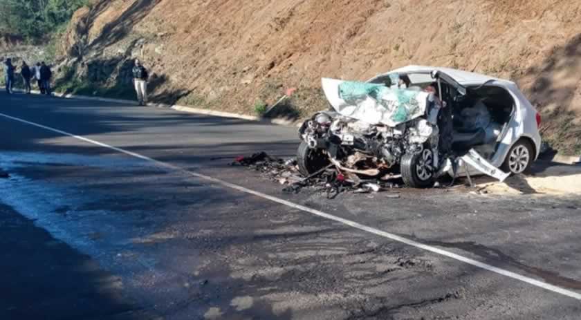Grave acidente deixa uma pessoa morta na BR-282