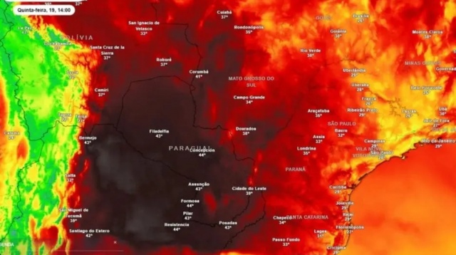 Extremo-Oeste de SC deve registrar o ápice da onda de calor nesta quinta-feira